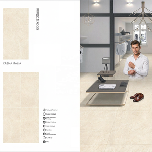 Crema Italia 600x1200 Colección Aramani 60x120 cm Super Luxury Glossy Matt Glazed Vietnam Porcelain Tile Baldosas vitrificadas - Product Image 1