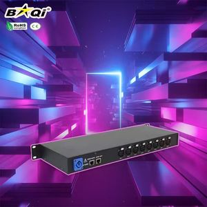 Thương hiệu mới nhựa 8 cổng artnet DMX để SPI <span class=keywords><strong>LED</strong></span> Pixel điều khiển hỗ trợ SD thẻ DMX512 Giao diện điều khiển <span class=keywords><strong>LED</strong></span> Pixel điều khiển - Product Image 1