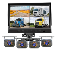 2CH/4CH Split Display MDVR 7 pouces Enregistreur IPS Écran Moniteur de stationnement avec caméras 4K pour l'aide au stationnement Système de sécurité des camions