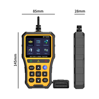 BT529 Testeur de batterie multifonctionnel 2-en-1 et outil de diagnostic de pannes de véhicule OBDII Détecteur universel de l'état de la batterie du véhicule