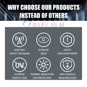 Chất lượng như xpel hd1898 vlt 18.4% uvr 99.8% irr 99.4% siêu HD magnetron nhiệt phản ánh tháo rời cửa sổ xe màu năng lượng mặt trời phim - Product Image 5