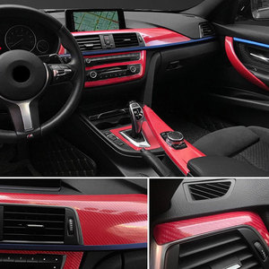 Pellicola Adesiva in Fibra di Carbonio 6D Lucida, <span class=keywords><strong>Adesivo</strong></span> per Moto e Auto, Grigio Argento <span class=keywords><strong>Rosso</strong></span> Nero - Product Image 6