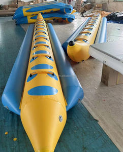 เรือบานาน่าแบบเป่าลมได้สองชั้นเรือลอยน้ำได้สำหรับเล่นเกมในฤดูร้อน - Product Image 2