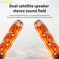 Altavoz Bluetooth Portátil Kasinuo JH08 de 60W, BT5.4, 3 Divisiones de Frecuencia, Estéreo, Luz RGB, AUX, TF, TWS, Altavoz de Escritorio para el Hogar