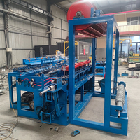 Clôture de ferme automatique de 2.0m de largeur faisant la machine tissage de grillage de champ de prairie de noeud fixe avec l'engrenage de roulement de moteur