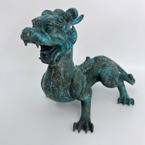 Artistico Pi Xiu figurina altare spirituale decorazione Anti male talismano regalo bronzo per Feng Shui - Product Image 5