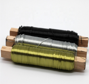 Alambre de tallo Floral recubierto Multicolor, decoración artesanal, floristería, carrete o paleta - Product Image 1