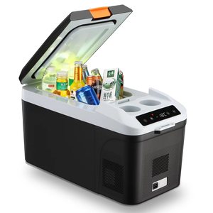 Compresor de refrigerador para automóvil 12V 24V de doble uso, congelador portátil para automóvil y hogar - Product Image 3