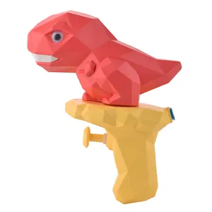 Baru pantai anak-anak bermain air mainan kartun dinosaurus Mini pistol air luar ruangan pistol air pistol mainan