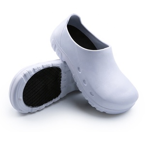 Luce bianca morbida EVA zoccoli resistenti all'olio in gomma antiscivolo <span class=keywords><strong>scarpe</strong></span> da lavoro mediche punta in acciaio cucina cucina <span class=keywords><strong>cuoco</strong></span> <span class=keywords><strong>scarpe</strong></span> da Chef - Product Image 6