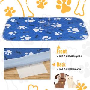 Vendita calda all'ingrosso impermeabile Pee Pet letti lavabili riutilizzabili cane gatto cucciolo Pee pastiglie di addestramento - Product Image 2