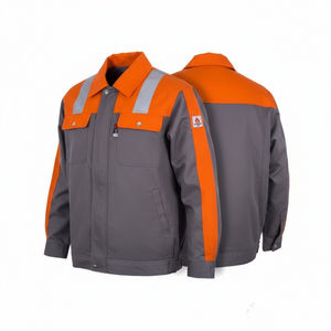 工業用難燃性防水耐水性コットンワークウェアスーツセットユニセックス高視認性安全ワークシャツ - Product Image 1