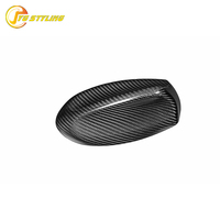 Pièces de carrosserie Alfa Romeo Giulia Stelvio 2015-2023, couvre-antenne en fibre de carbone sèche en forme d'aileron de requin, protection externe en forme d'aileron de requin