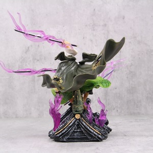 XRH Statuetta Anime <span class=keywords><strong>One</strong></span> Piece Roronoa Zoro GK Wano Roof Tre Spade Action Figure <span class=keywords><strong>Manga</strong></span> Giapponese PVC Alta Qualità 12+ Anni Unisex - Product Image 2