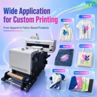 Imprimante DTF automatique HANYING HY-4002A 400 mm avec deux têtes Epson I3200-A1 et secoueur de poudre pour l'impression sur vêtements, t-shirts et films PET