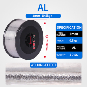 1.0mm 0.5KG AL ALSi ALMg Aws A5.10 Er1070 Er4043 Er5356 Fil de soudage en alliage d'aluminium/aluminium MIG - Product Image 2
