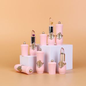 Baume à lèvres végétalien hydratant et repulpant, à la saveur de fruits bio, avec protection solaire, effet lissant, couleur changeante, naturel et waterproof, en boîte personnalisée - Product Image 1
