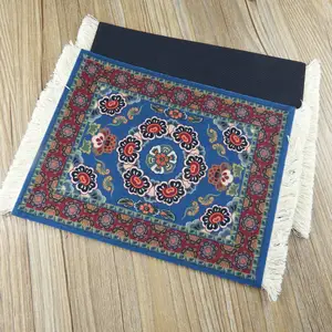 Bantalan mouse karpet busa karet gaya karpet Oriental