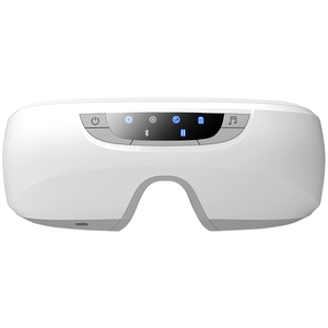 Appareil de massage oculaire intelligent <span class=keywords><strong>5</strong></span> modes, compression par airbag, thérapie thermique, diffusion vocale, pliable, USB - Product Image 1
