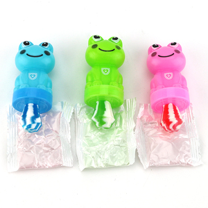 <span class=keywords><strong>Sucette</strong></span> en forme de grenouille de dessin animé, <span class=keywords><strong>sucette</strong></span> en forme de diamant avec <span class=keywords><strong>poudre</strong></span> acide, jouet en bonbons - Product Image 4
