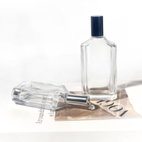 Nouvelle conception de flacon vaporisateur de parfum en verre, flacon d'huile d'olive, emballage cosmétique, boîte de 100 ml, flacon de parfum de luxe
