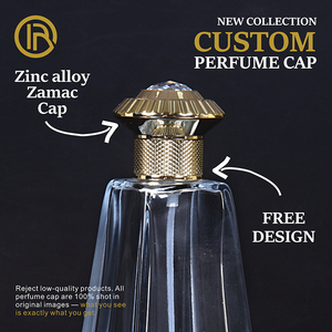 Capuchon de parfum magnétique OEM&ODM en métal Zamac, logo personnalisé, doré, haut de gamme, durable, <span class=keywords><strong>prix</strong></span> de gros, fournisseur pour le secteur de la beauté - Product Image 1