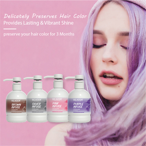 Commercio all'ingrosso Private Label olio di Argan tintura per capelli naturale a lunga durata colore viola <span class=keywords><strong>Shampoo</strong></span> per capelli neri per le donne - Product Image 5