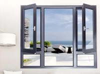 Ventanas abatibles de aluminio de doble acristalamiento con diseño profesional personalizable Estilo columpio moderno con pantalla
