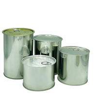 Boîte en fer blanc à ouverture facile pour emballage alimentaire, base en aluminium, avec couvercle TFS, pour stockage et biscuits, fabrication chinoise