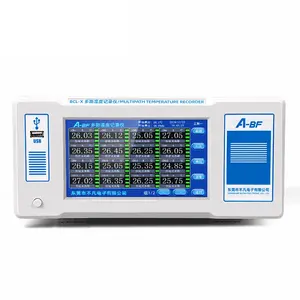 Enregistreur de données de température multicanal A-BF 5 pouces 7 pouces Plein écran Tactile Industriel 8 Voies 16 Voies 32 Voies Enregistreur de température