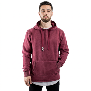 Fournisseur de sweats à capuche oversize vierges délavés à l'acide en gros, design unique streetwear, sweat à capuche délavé à l'acide 2026 - Product Image 1