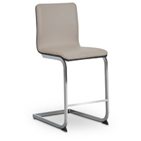 Meubles de maison chaise de salle à manger en tissu PU bon marché design simple chaise de salle à manger blanc crème vente en gros