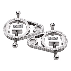 Pinzas para Pezones QKKQ con Forma de Engranaje, Accesorios de Bondage BDSM, Bloqueo de Senos, Pinzas para Pezones de Acero Inoxidable, Juguetes Sexuales para Parejas - Product Image 6