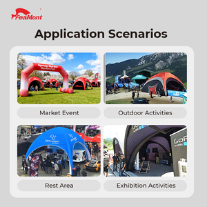 Tenda Gonfiabile Pubblicitaria Portatile e Leggera FEAMONT per Backpacker e Viaggiatori Solitari con Borsa Compatta - Product Image 3