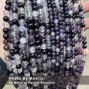 4-12mm Natural Tiger Eye Amethyst Rose Quartz Crystal Loose Gemstone Stone Round Beads For Diy Bracelet Necklace Jewelry Making