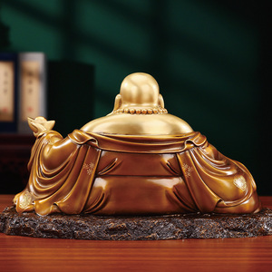<span class=keywords><strong>Escultura</strong></span> <span class=keywords><strong>de</strong></span> Buda Maitreya Fundida a la Cera Perdida, Estatuas <span class=keywords><strong>de</strong></span> Buda Sonriente <span class=keywords><strong>de</strong></span> Latón Dorado, Decoración <span class=keywords><strong>de</strong></span> Feng Shui para Oficina, Vestíbulo <span class=keywords><strong>de</strong></span> Hotel, Amuleto <span class=keywords><strong>de</strong></span> la Fortuna - Product Image 6