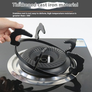 Support d'accessoires <span class=keywords><strong>en</strong></span> métal de fonte de support de cuisinière à gaz rectangulaire de ménage antidérapant pour le <span class=keywords><strong>pot</strong></span> de lait pour le gaz de remorquage d'espace de salon - Product Image 4