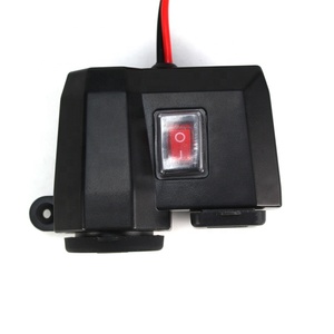 Xe Máy đa chức năng Phụ kiện điện thoại di động USB sạc không thấm nước Thuốc lá nhẹ hơn với điện áp hiển thị - Product Image 2