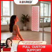 Panneau de luminothérapie LED portable ILUXRED, dispositif de luminothérapie infrarouge proche, lumière rouge, pour le corps entier, usage domestique et commercial