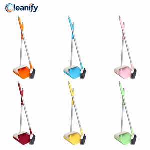 Set <span class=keywords><strong>scopa</strong></span> e paletta OEM con manico in alluminio e setole morbide |   Materiale PP |   <span class=keywords><strong>Scopa</strong></span> e Spazzola Multifunzione per Uso Domestico - Product Image 6