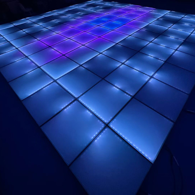 Shinning Multi Color Led Floor Lamp Dancefloor Twinkle Starlit Led White Light Dance Floor Tiles for Wedding Party