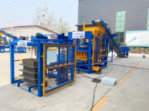 QT4-15 hoàn toàn tự động xi măng Máy làm gạch bê tông lát khối rỗng Khối Máy đa chức năng Brazil - Product Image 3