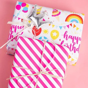 Eco-Friendly Recyclable Double-Sided Coated Art <b>Paper</b> <b>Wrapping</b> <b>Paper</b> Roll for Gift & Craft Use (35-100GSM Thickness) - Product Image 5