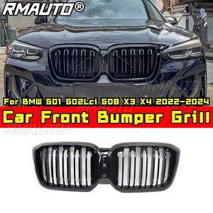 Grille de pare-chocs avant, grilles de course, calandre avant pour BMW G01 G02Lci G08 X3 X4 2022-2024, kit carrosserie, accessoires auto - Product Image 1