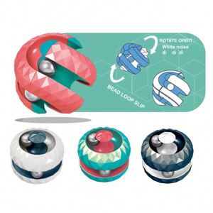 Jouets anti-stress Fidget Orbit : Jeux de puzzle, labyrinthe, cube gyroscopique, pinball, jeux de billes, cadeaux pour enfants et adultes - Product Image 4
