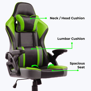 Vente en gros de chaises de jeu de haute qualité avec accoudoir breveté et siège chauffant 6 <span class=keywords><strong>Top6</strong></span> dans la chaise d'accoudoir la plus populaire - Product Image 2
