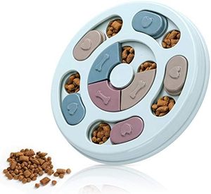 DR CATCH Blue <span class=keywords><strong>Dog</strong></span> <span class=keywords><strong>Puzzle</strong></span> giocattolo eco-friendly cibo in plastica per IQ formazione e arricchimento mentale - Product Image 6