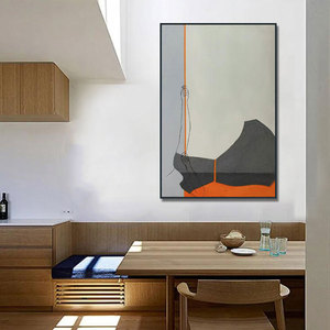 Art Original d'Usine : Tableau Minimaliste Texturé Peint à la Main, Style Art Déco, <span class=keywords><strong>Nature</strong></span> Beige, Taille Personnalisée, Toile Encadrée pour Galerie - Product Image 3