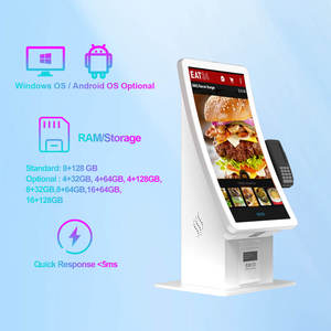 360spb sdp23a tự phục vụ Màn hình LCD cong kiosk với NFC máy in tất cả trong một bảng tương tác Countertop kiosk thiết bị đầu cuối - Product Image 3