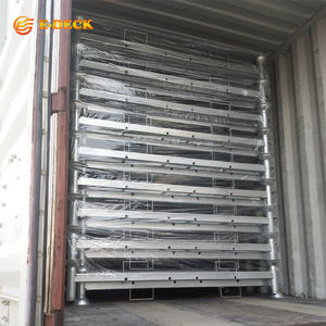 पाइप भंडारण के लिए स्टेकयोग्य उच्च गुणवत्ता वाले स्टील धातु भंडारण स्टैकिंग रैक - Product Image 5